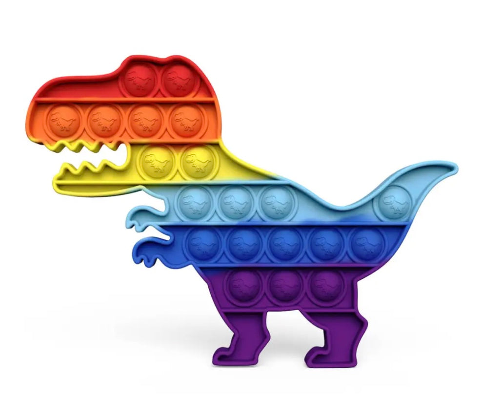 Rainbow Dinosaur Pop It